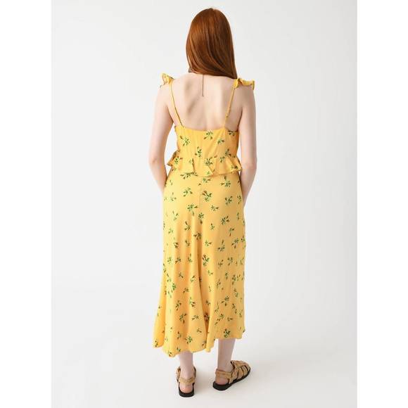 NEW KITRI rosemary midi dress in buttercup rosebud print - Picture 3 of 4